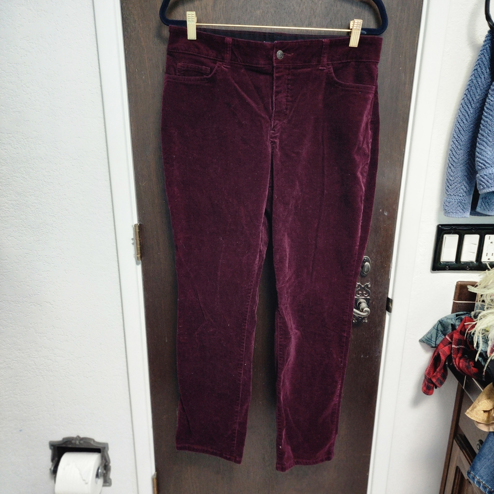 Gorgeous Burgundy Corduroy Chaps 14 Pants